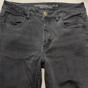 Black AE high rise jegging